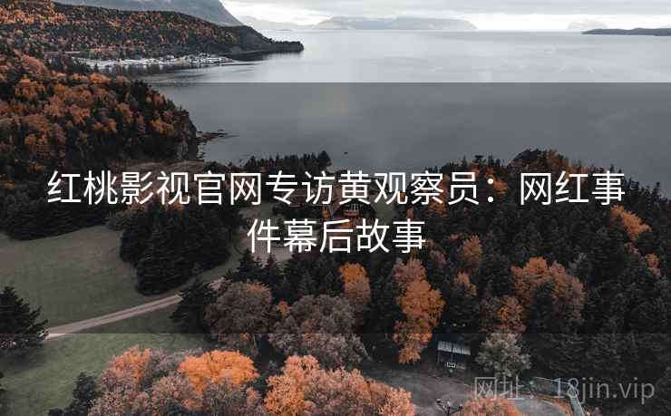 红桃影视官网专访黄观察员：网红事件幕后故事