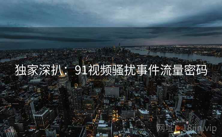 独家深扒：91视频骚扰事件流量密码